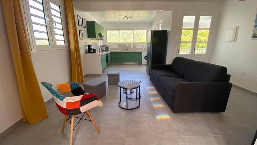Gîte pour 4 personnes, avec vue et balcon dans Grande Anse d'Arlet - 3
