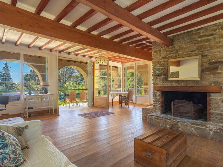 Location de vacances pour 6 personnes, avec jardin ainsi que terrasse et vue dans Cavalière - 3