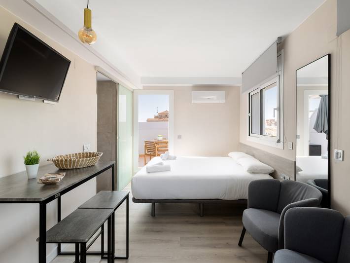 Apartamento de vacaciones para 2 personas, con piscina y terraza - 1