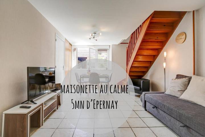 Gîte pour 6 personnes, avec jardin, animaux acceptés à Chouilly