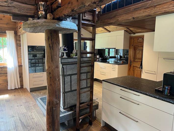 Ferienwohnung für 6 Personen, mit Balkon und Terrasse sowie Garten und Sauna in Saas-Fee