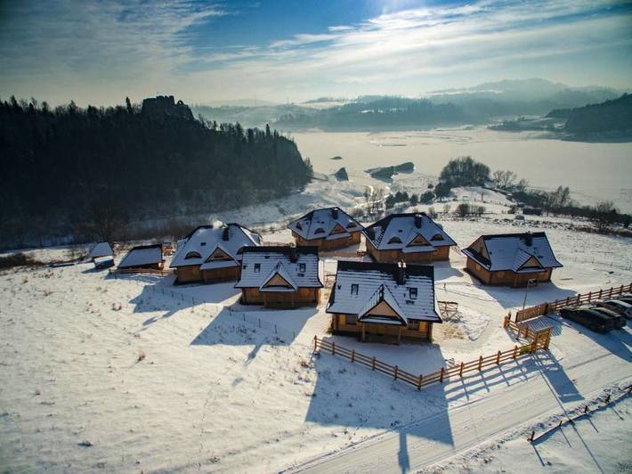 Chalet für 8 Personen, mit Sauna und Seeblick sowie Ausblick und Garten in Polen - 4