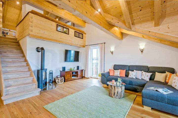 Ferienhaus für 2 Personen, mit Balkon und Garten, mit Haustier in Obing