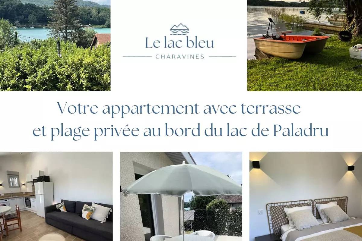 Ganze Wohnung, Charmante Wohnung mit Terrasse und Parkplatz in der Nähe von Charavines (700m) in Charavines, La Tour-du-Pin und Umgebung