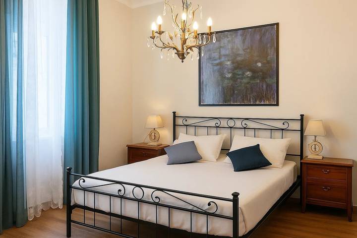 Ferienwohnung für 5 Personen, mit Balkon und Ausblick in Bologna