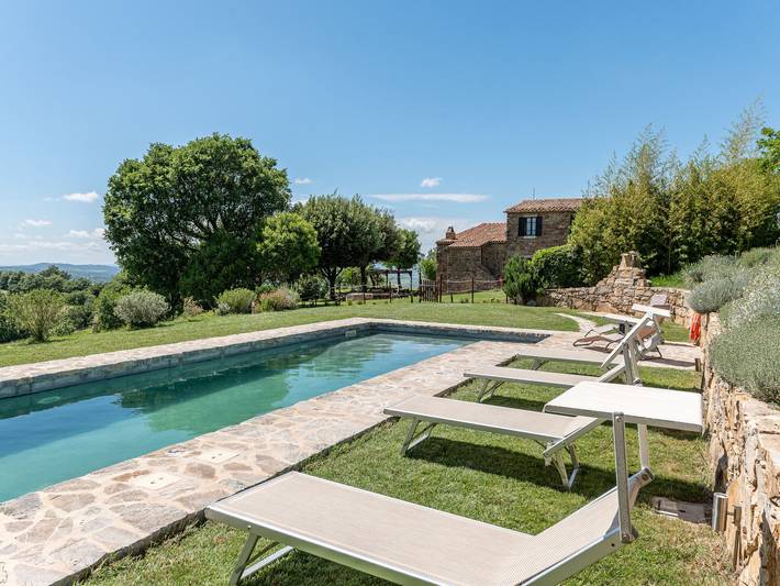 Ferienhaus für 9 Personen, mit Ausblick und Garten sowie Terrasse, mit Haustier in Grosseto Provinz - 2