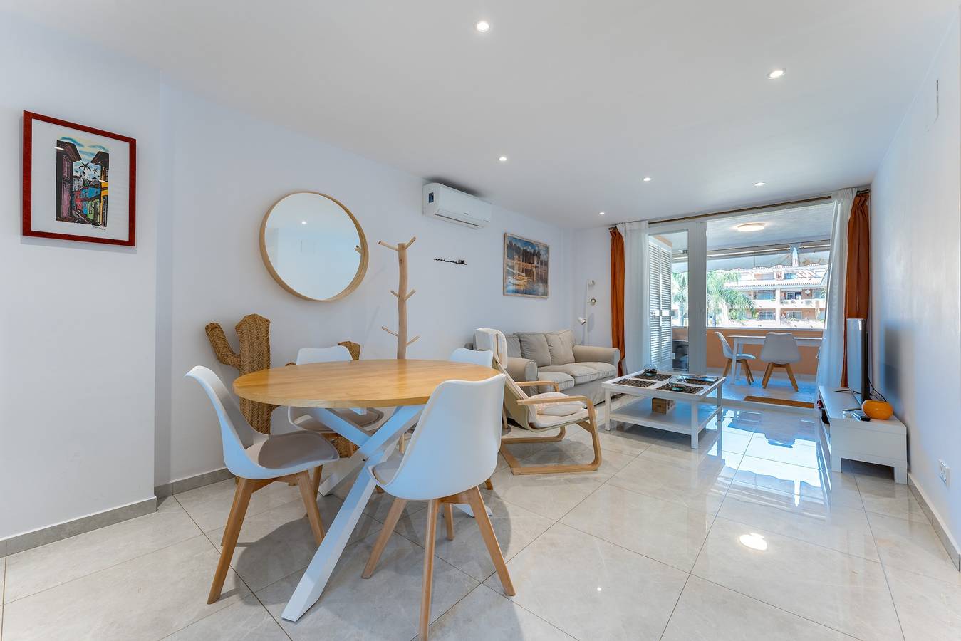 Hel lejlighed, Ferielejlighed for 6 personer med have in La Cala de Mijas, Mijas