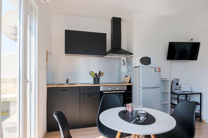 Ganze Wohnung, Ferienwohnung für 4 Personen mit Balkon in Saint Pierre la Mer, Fleury