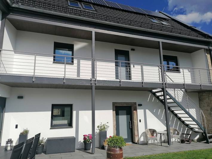 Ganze Ferienwohnung, Ferienwohnung Schindler - Ferienwohnung mit 50qm, 1 Schlafzimmer, 1 Wohn-Schlafzimmer, max. 4 Personen in Weimar, Weimarer Land