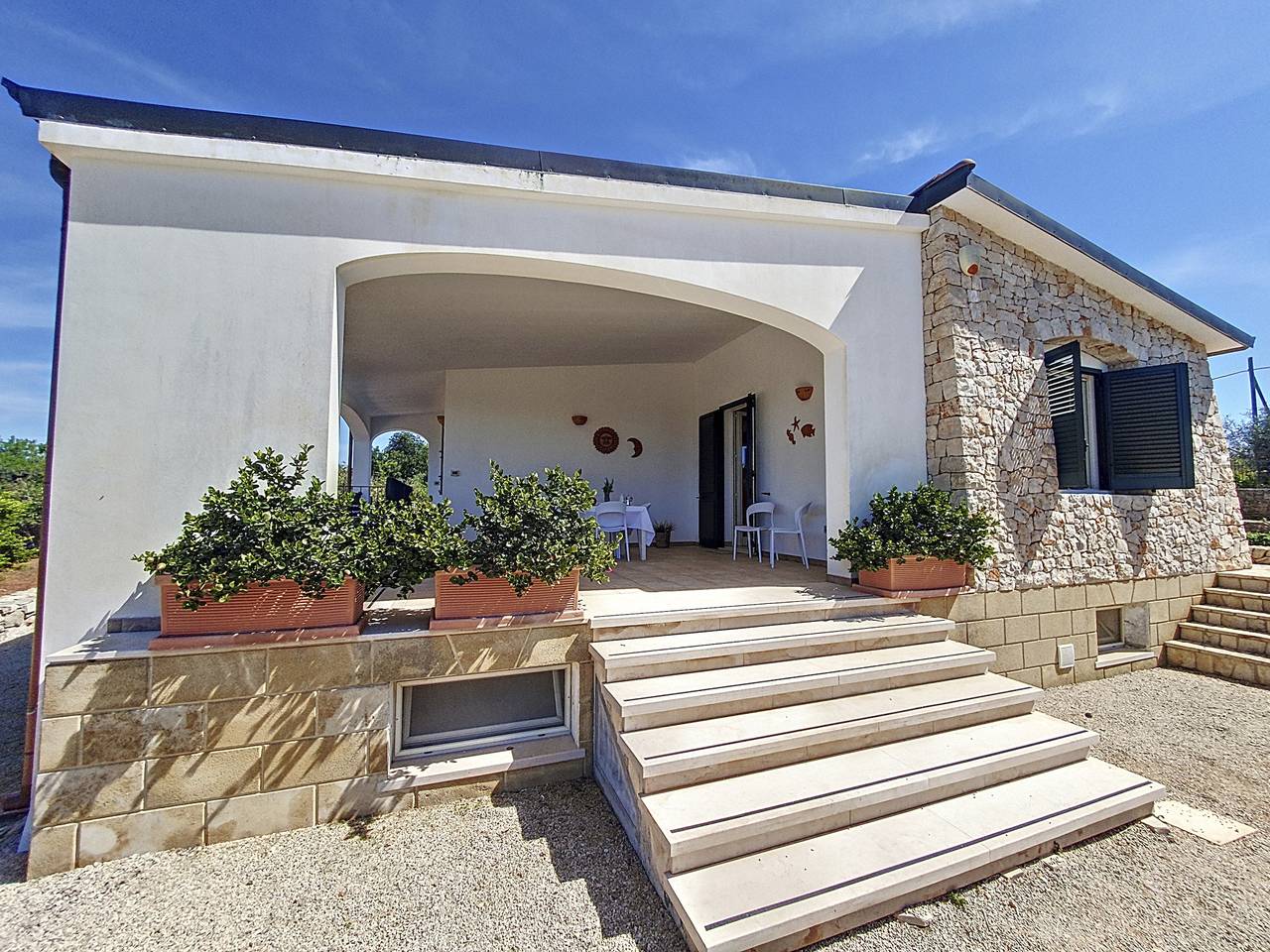 2 km zum Sandstrand: Hübsche Villa mit Pool in Morciano di Leuca, Golf von Tarent