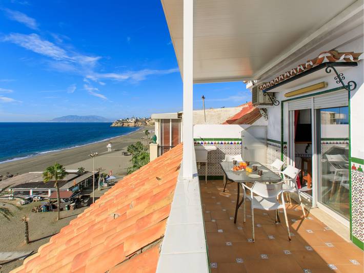 Apartament wakacyjny dla 4 osób, z Taras w Rincón de la Victoria
