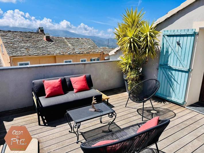 Location de vacances pour 8 personnes, avec terrasse et vue à Olmeta-di-Tuda - 2