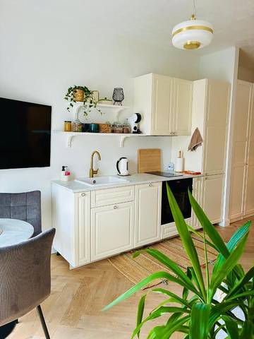 Gîte pour 2 personnes, avec balcon, animaux acceptés à Vilnius