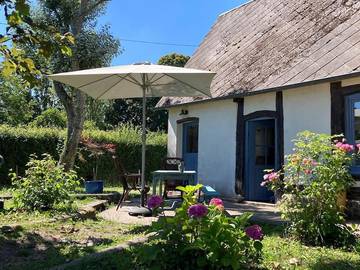 Cottage pour 8 personnes, avec vue et jardin à Le Tronquay