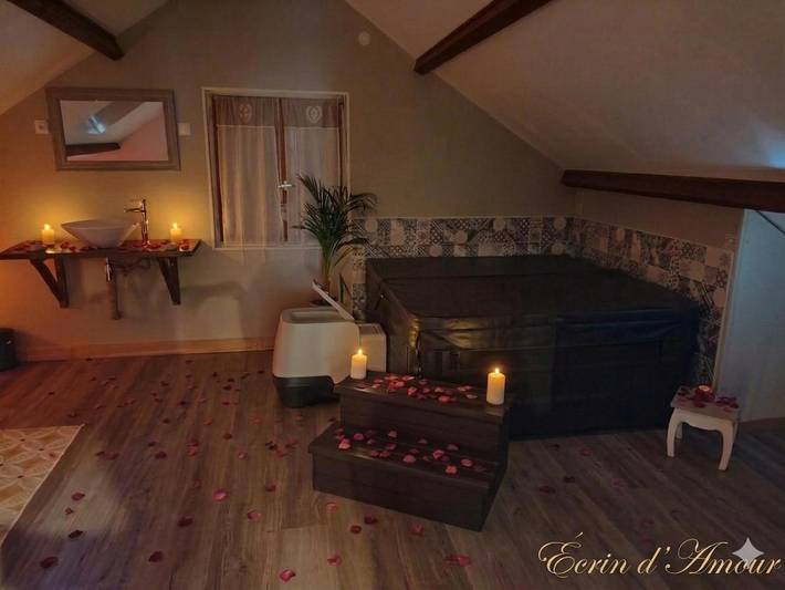 Gîte pour 2 personnes, avec jacuzzi ainsi que jardin et piscine à Castels - 4