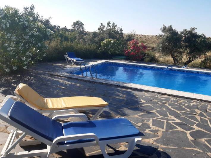 Maison de campagne pour 2 personnes, avec vue et balcon ainsi que jardin et piscine à Campo Maior - 3