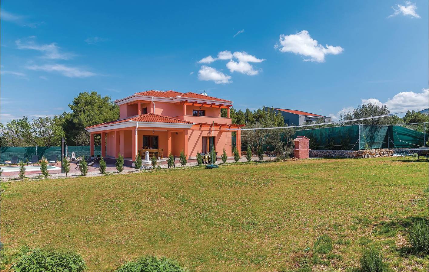 Holiday home for 9 people with terrace in Bilice, Šibenik-Knin