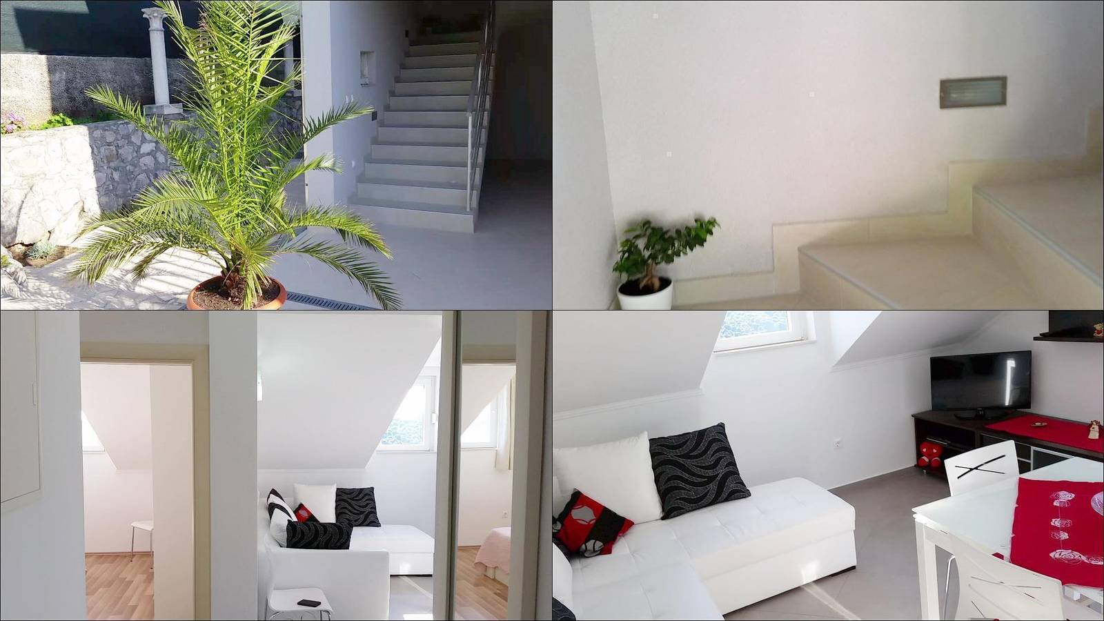 Entire holiday apartment, Light apartment with a modern interior in pleasant colours, with a balcony and a sea view in Zaton, Grad Dubrovnik
