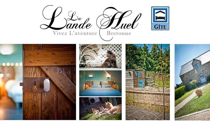 Location de vacances pour 5 personnes, avec jardin et terrasse à Saint-Brandan