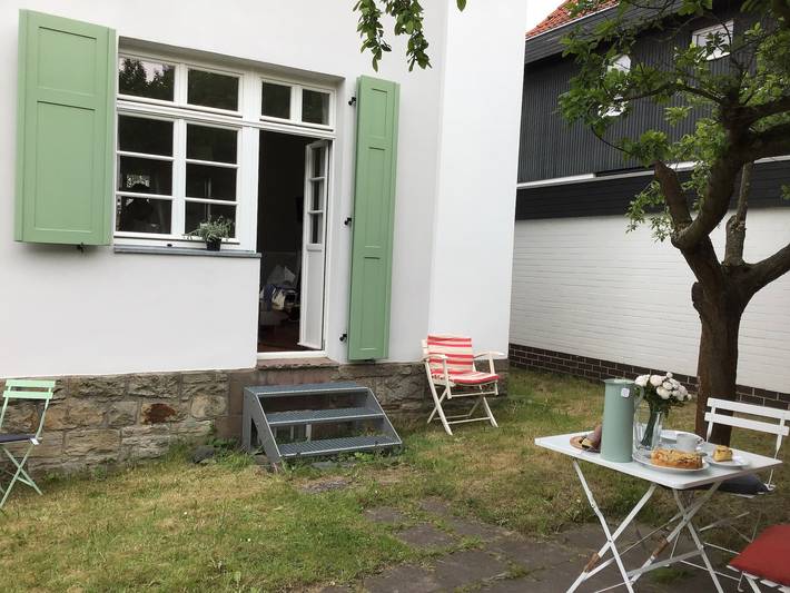 Ferienhaus 'Haus Vor Dem Schöneberger Tor' mit privater Terrasse, privatem Garten und Wlan in Hofgeismar, Landkreis Kassel