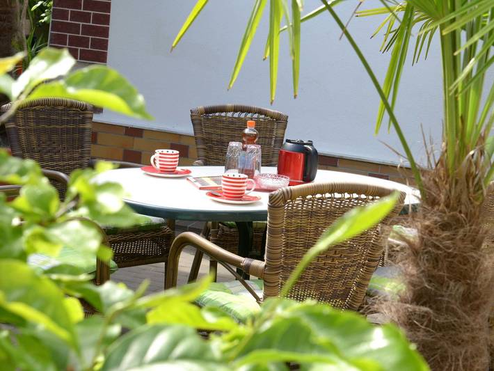 Ferienwohnung für 2 Personen, mit Terrasse und Garten in Großräschen