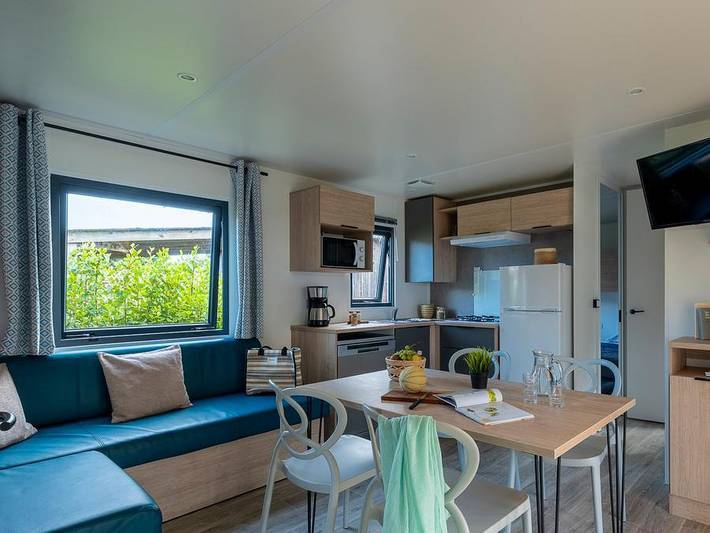 Camping Les Alizés - Mobilheim 7 personen - Presta+ 32m² in Lannion, Ceinture Dorée