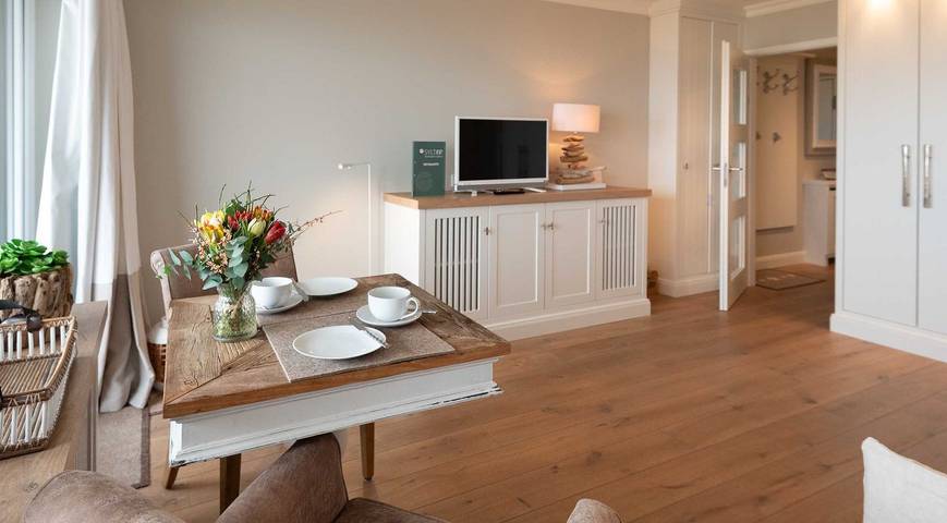 Ganze Wohnung, 1-Zimmerwohnung mit Meerblick und ca. 34 m² Wohnfläche, für bis zu 2 Personen in Nordfriesische Inseln (Schleswig-Holstein) (Schleswig-Holstein), Wenningstedt