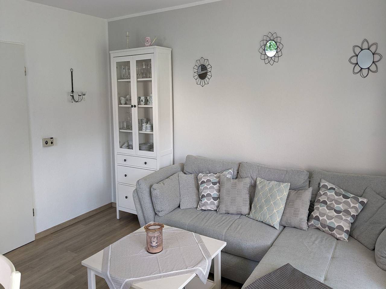Appartement entier, Appartement 'Fewo Wittesand' avec terrasse commune, jardin commun et Wi-Fi in Hooksiel, Côte sud de la mer du Nord