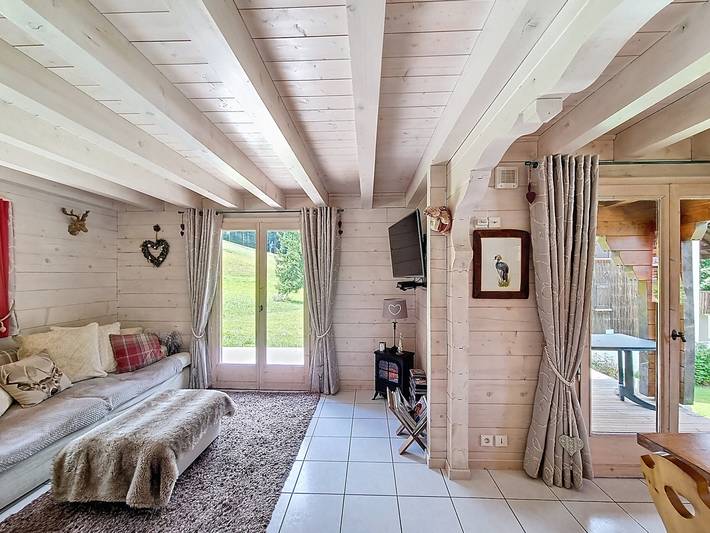 Chalet pour 8 personnes, avec terrasse à Les Gets - 2