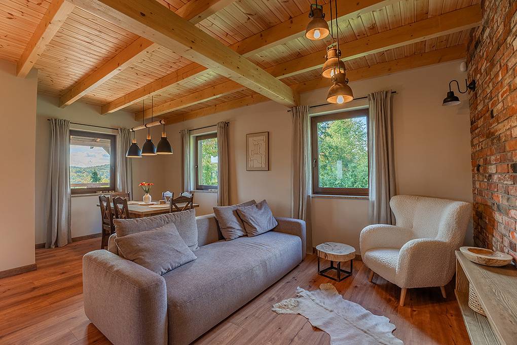 Vacation house for 8 people with terrace in Stężyca, powiat kartuski