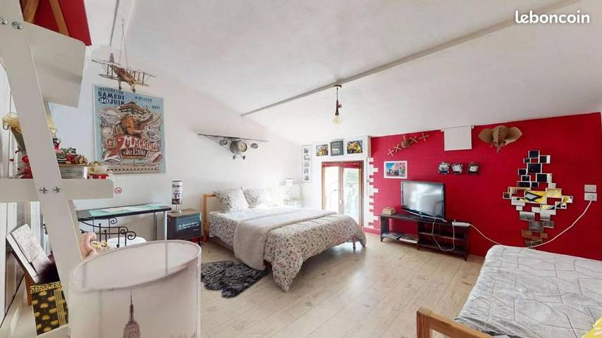 Appartement de vacances pour 4 personnes, avec jardin