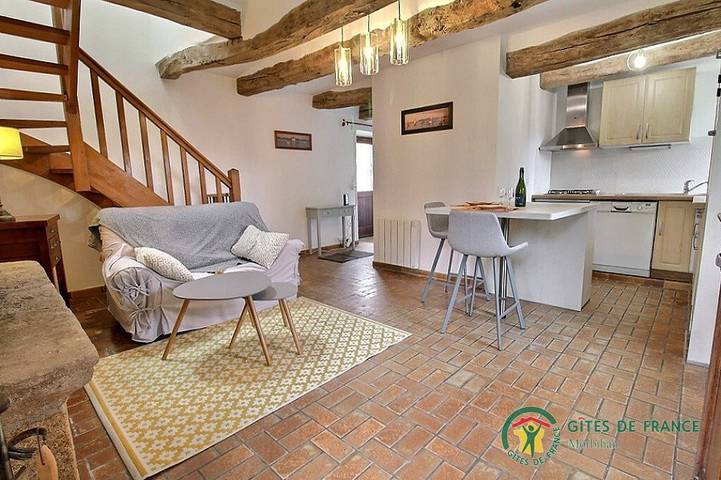Gîte pour 2 personnes, avec terrasse et jardin, animaux acceptés à Locoal-Mendon - 3
