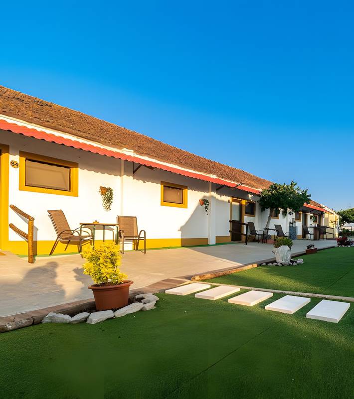 Apartamento estúdio para 2 pessoas, com jardim em Distrito de Setúbal