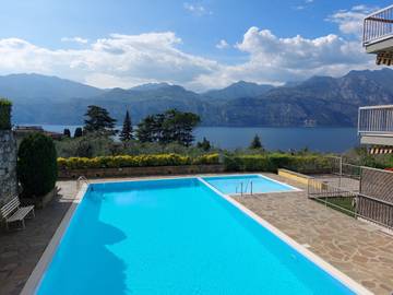Ferienwohnung für 5 Personen, mit Balkon und Seeblick in Malcesine