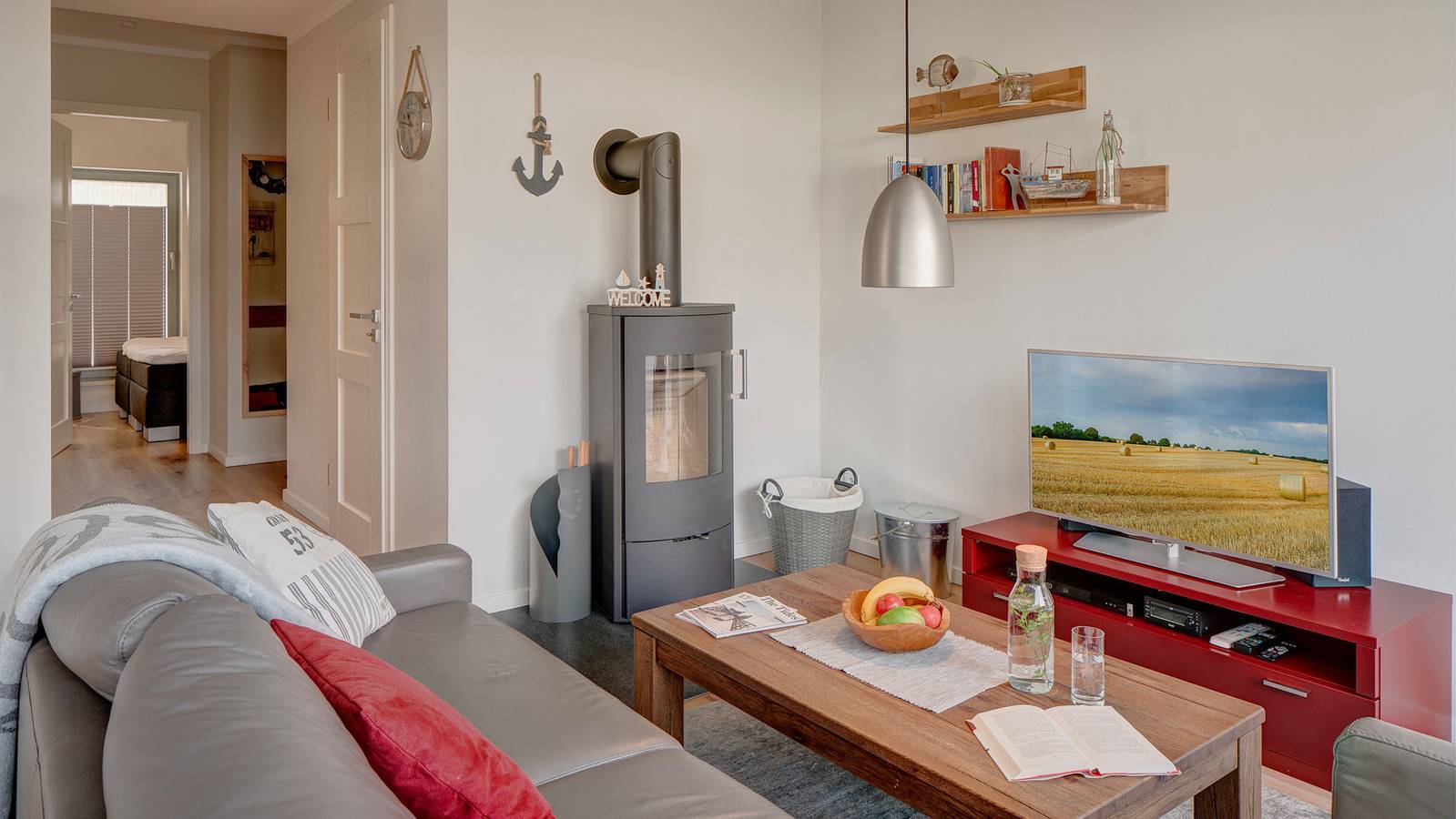 Apartamento vacacional entero, Apartamento de vacaciones para 4 personas con vistas al lago in Steinwarder, Heiligenhafen