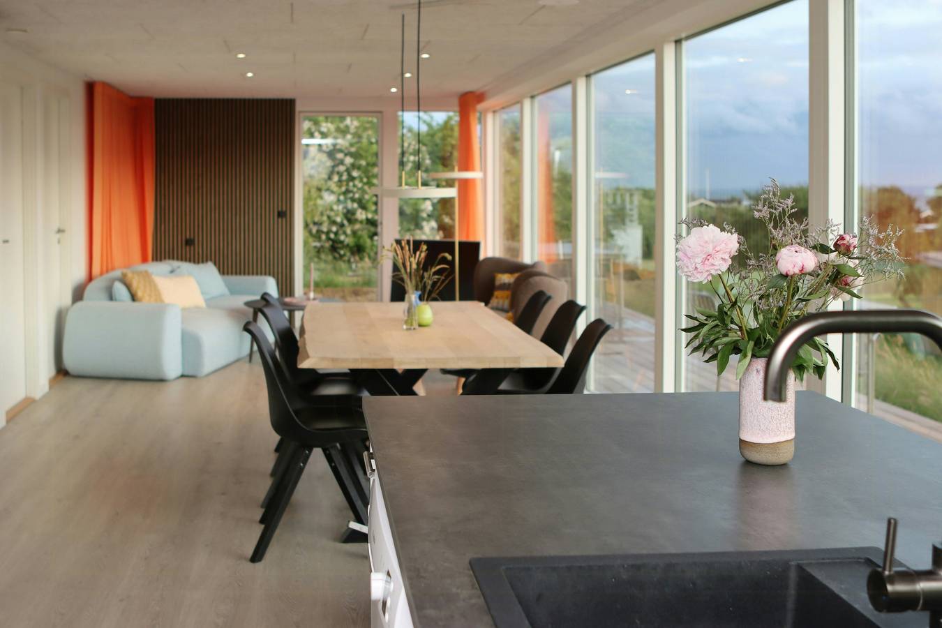 Genießen Sie den Panoramablick über die Bucht von Aarhus in Skødshoved, Knebel