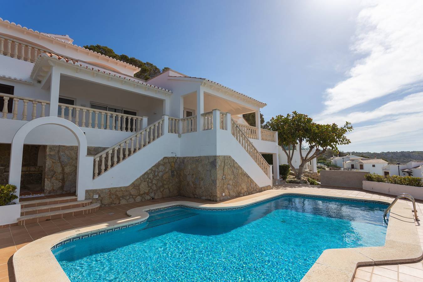 Villa '49 Son Bou Sunset' mit Meerblick, Wlan und Klimaanlage in Sant Jaume, Alaior Gemeinde