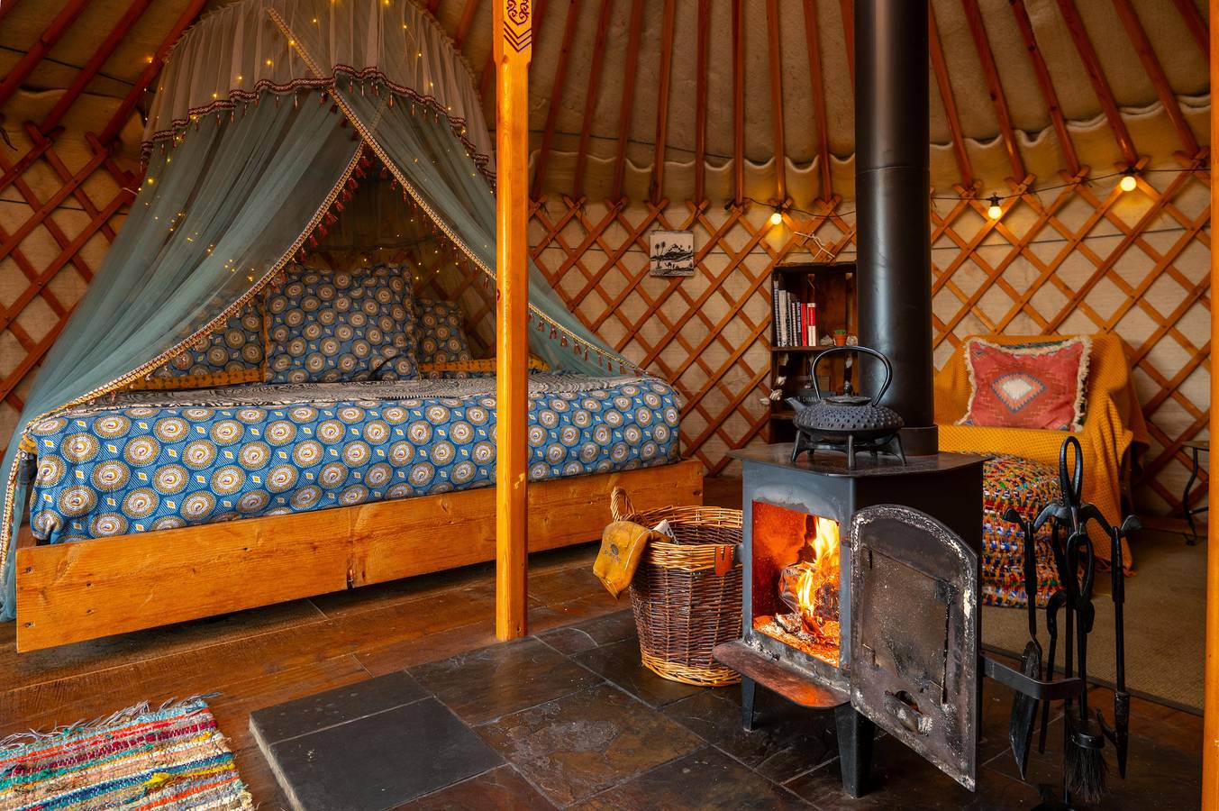 Pandy Traditional Yurt in Snowdonia