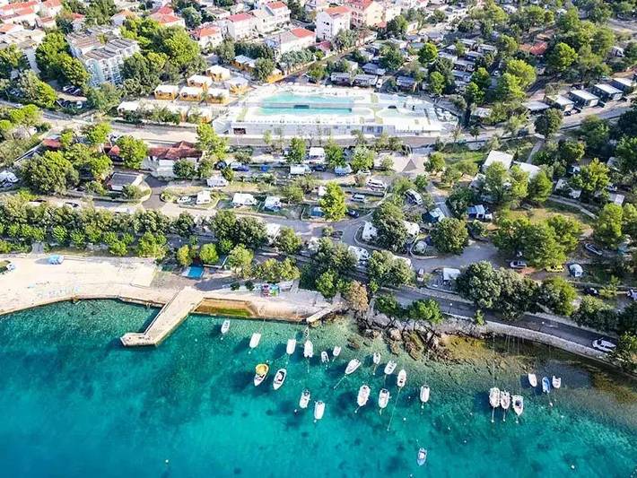 Camping für 3 Personen, mit Terrasse in Kvarner Bucht