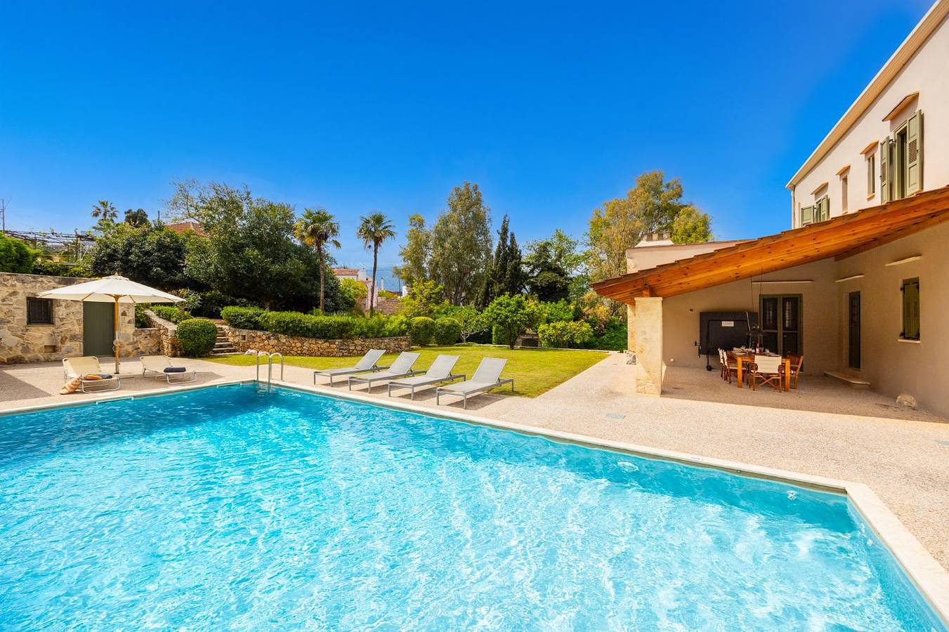 Villa für 11 Personen mit Balkon in Vamos, Chania und Umgebung