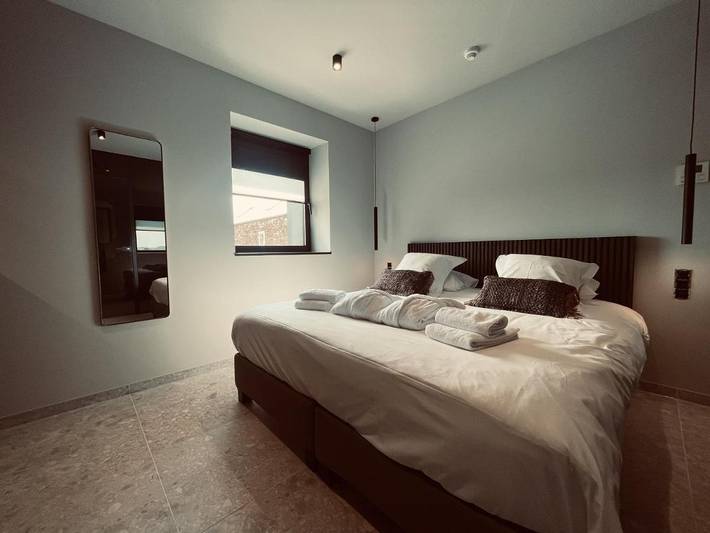 Hôtel pour 14 personnes, avec jacuzzi et sauna ainsi que piscine et jardin à Ohey - 3