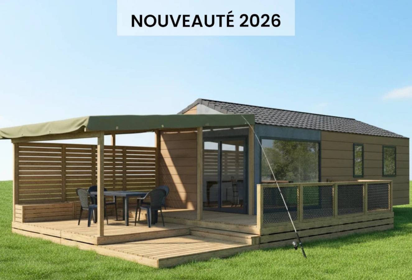 Zecamping 4 étoiles parc aquatique club enfant locatif Tv Lv clim 29m2 in Aubigny (Vendée), Loire-Tal