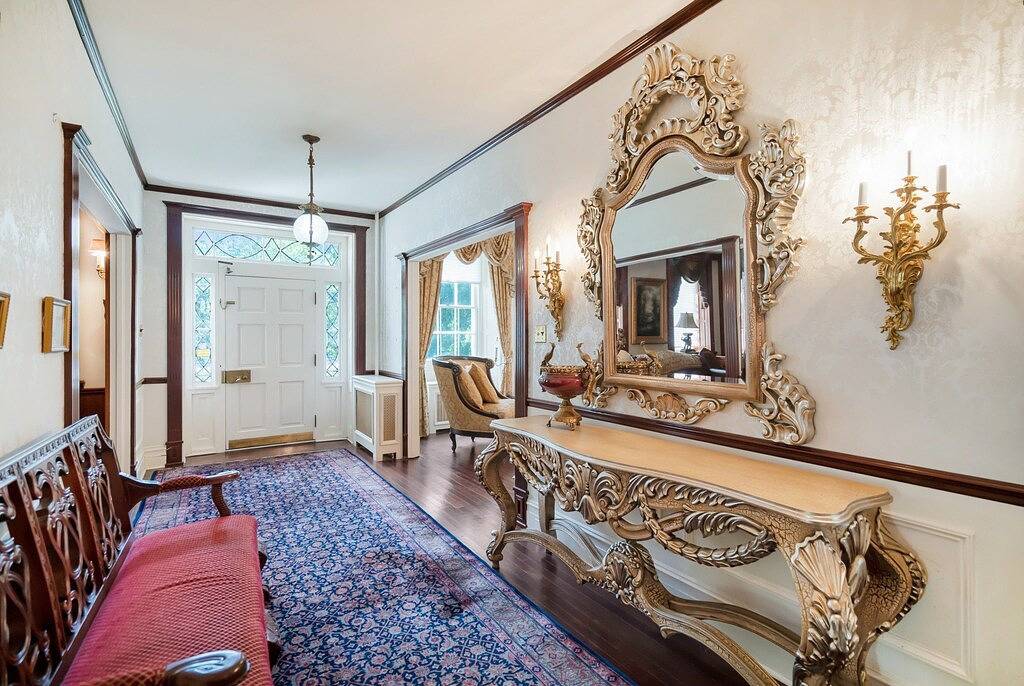 This is a beautiful family-friendly historic mansion on a private lake. in Ewing Township, Mercer County