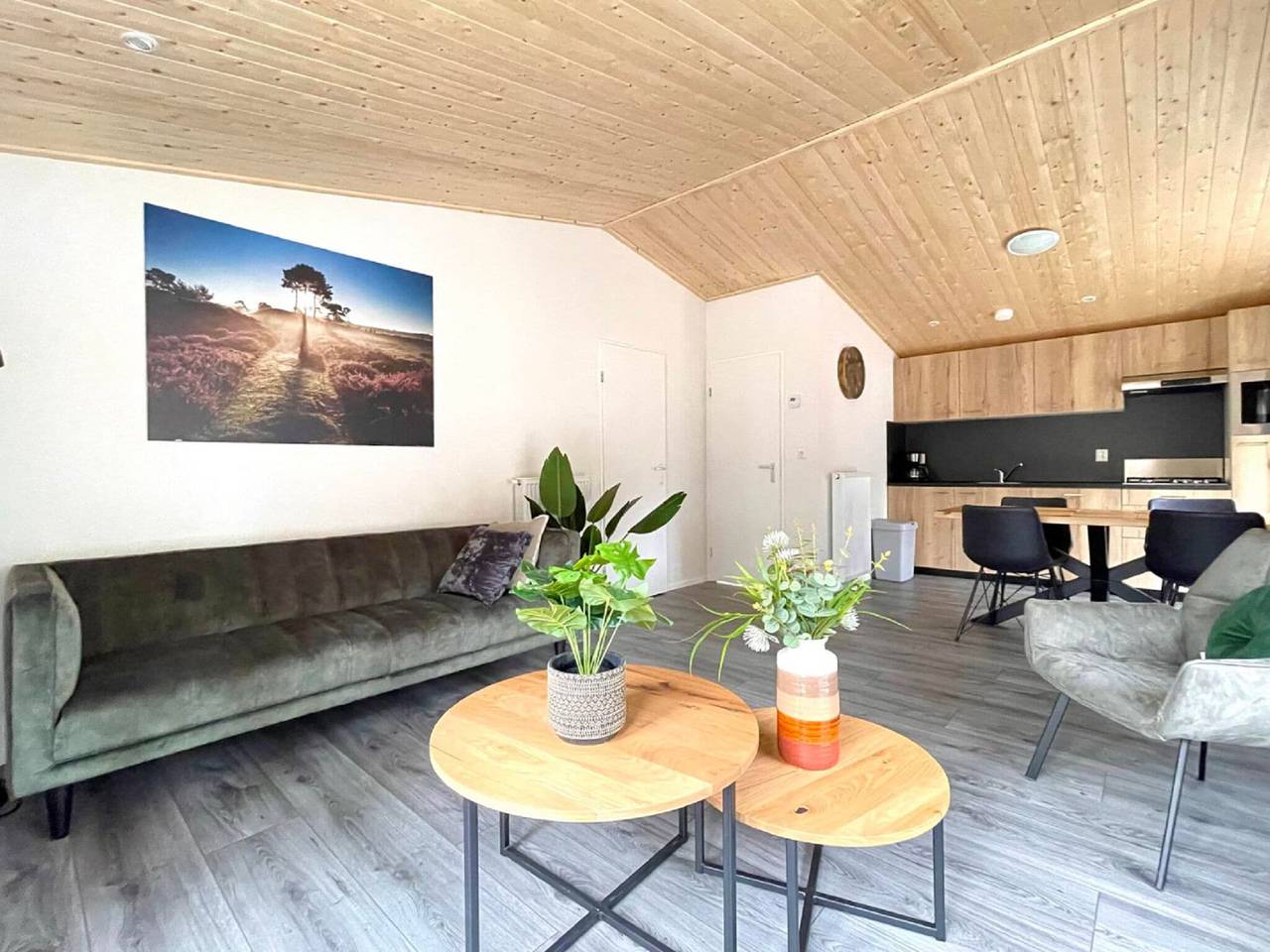 Chalet met tuin en uitzicht in Veluwe