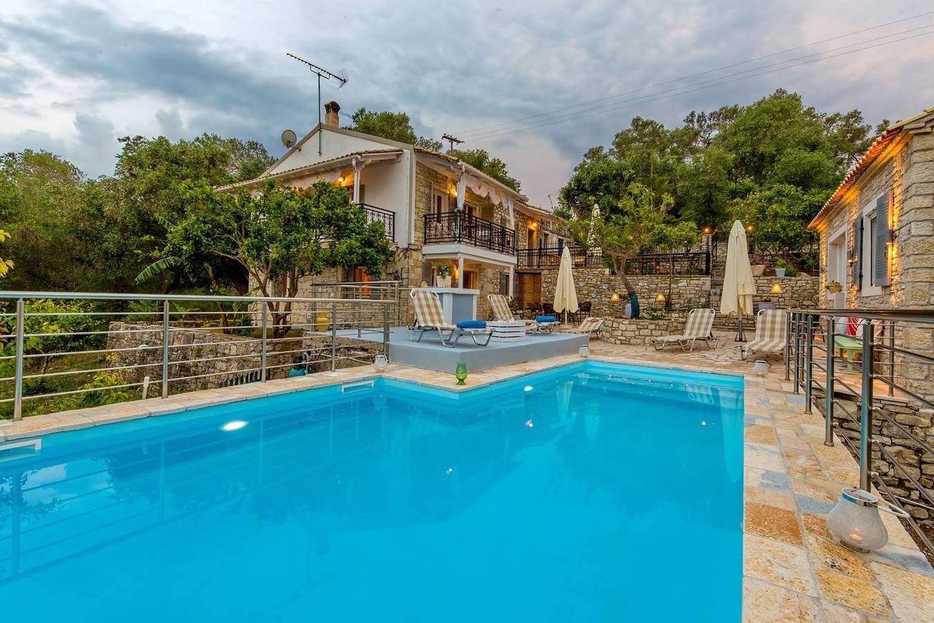 Villa pour 8 personnes avec vue sur l’océan in Lakka, Paxos