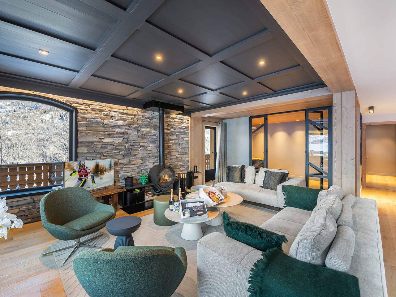 Ganze Wohnung, Modernes Chalet mit Jacuzzi und Haustiere erlaubt, nahe Méribel Pisten in Meribel Village, Courchevel