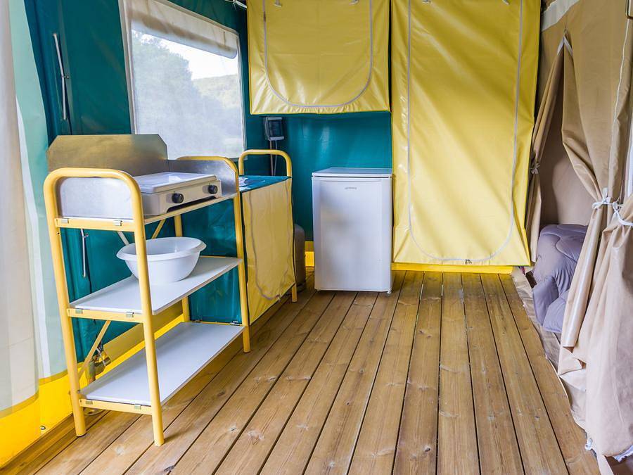 Camping le Trel - Bungalow de lona 4 personas - Bungali 2 dormitorios in Saint-Pompont, Périgord Noir