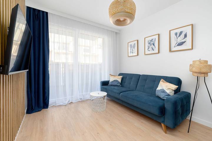 Apartament wakacyjny dla 3 osób, z balkon, Dla rodziny w Gąski