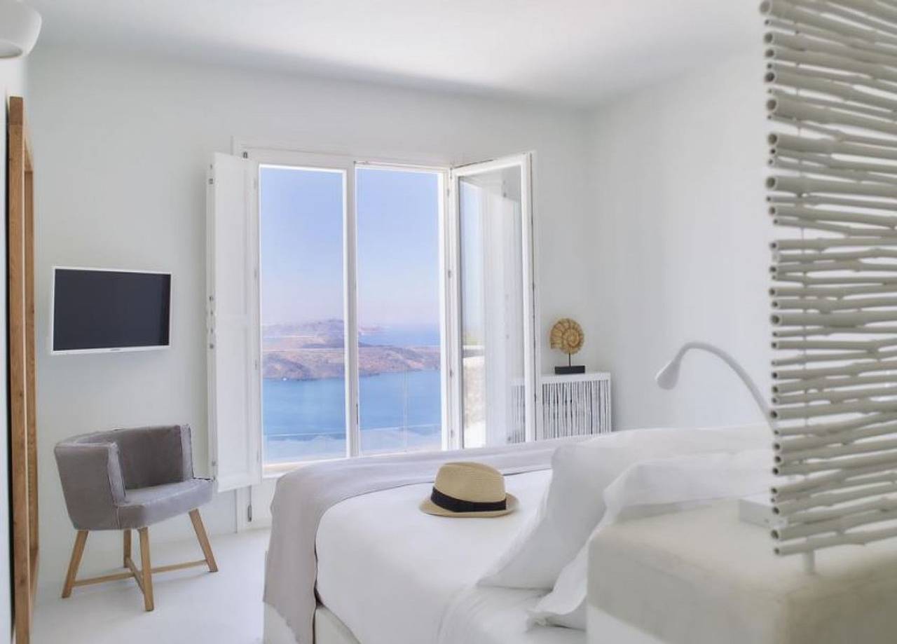 Villa per 10 persone con balcone in Thera, Santorini