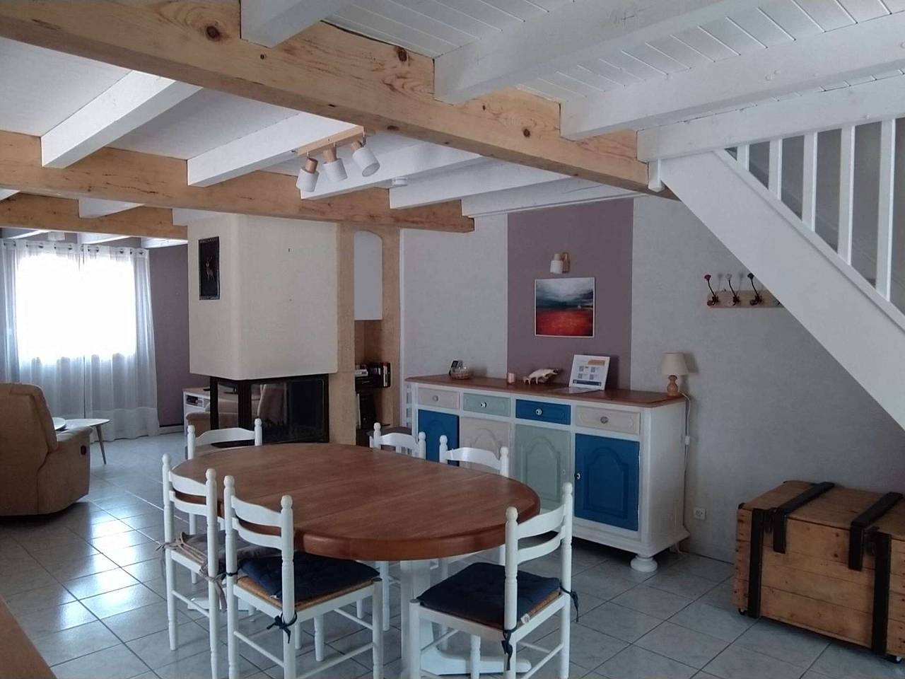 Maison climatisée 4 pièces, 8 couchages, proche plage et commerces, avec véranda et barbecue in Saint Pierre la Mer, Fleury